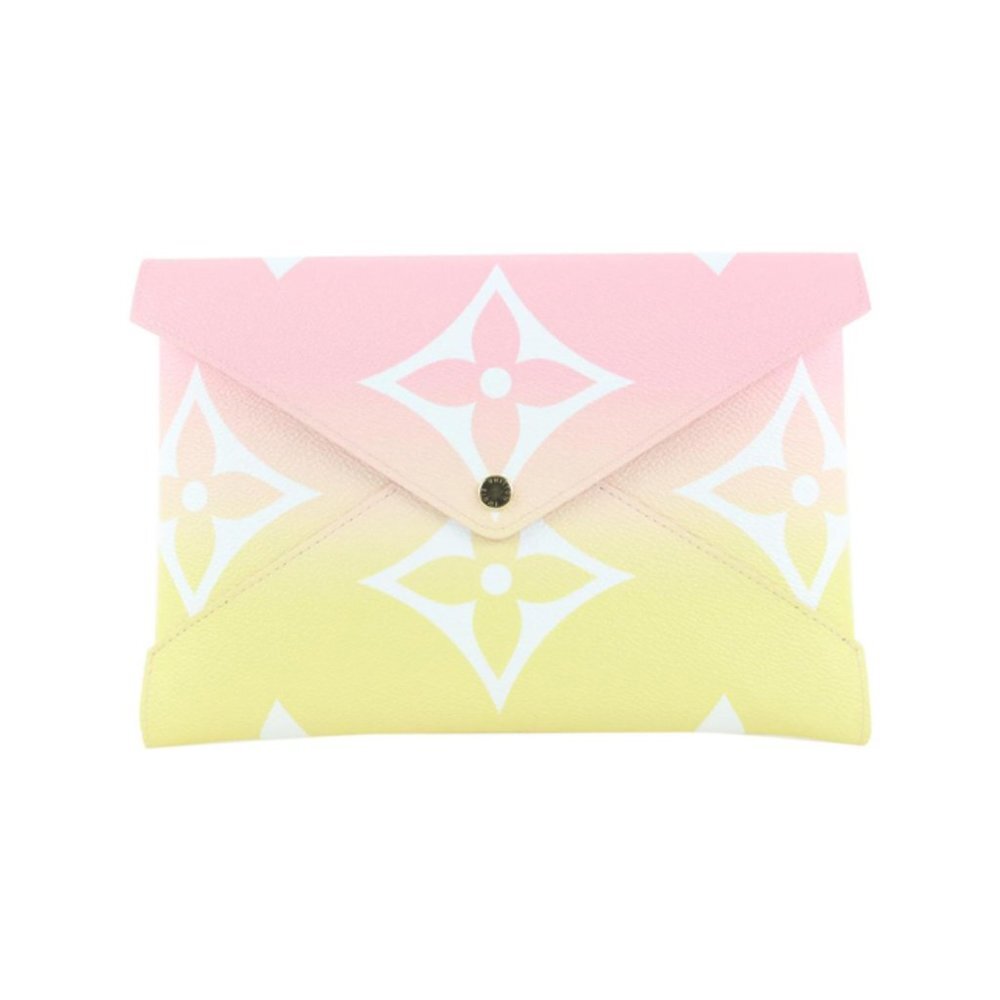 Louis Vuitton Large Pink x Yellow Monogram Kirigam